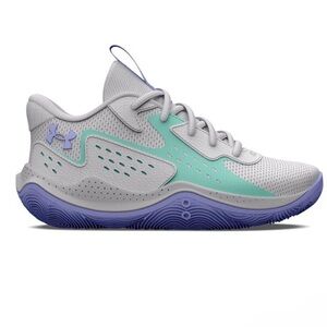 Under Armour Jet 23 Gray and Purple Sneakers